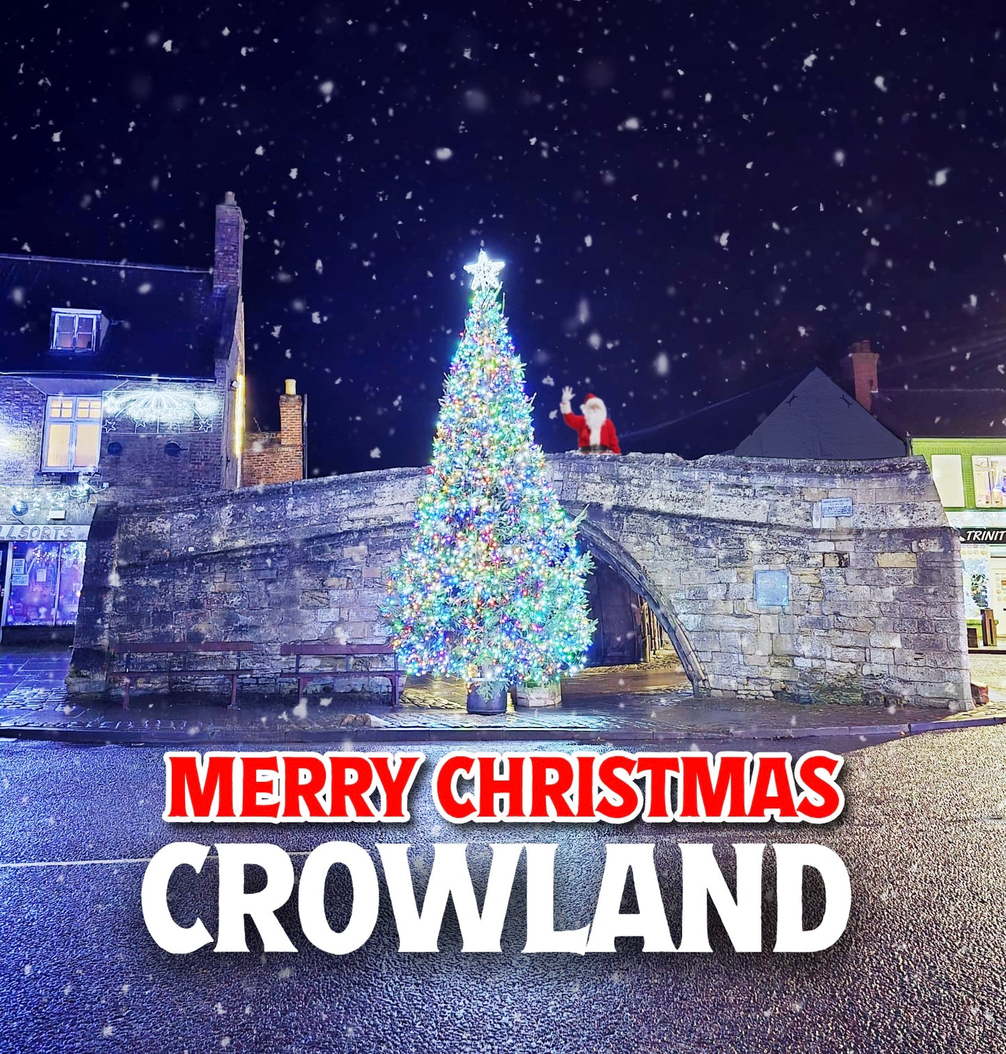 MERRY CHRISTMAS CROWLAND MUG